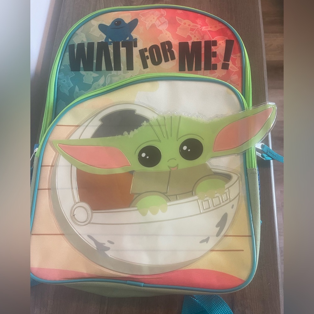 Star Wars The Mandalorian Grogu (Baby Yoda) themed backpack